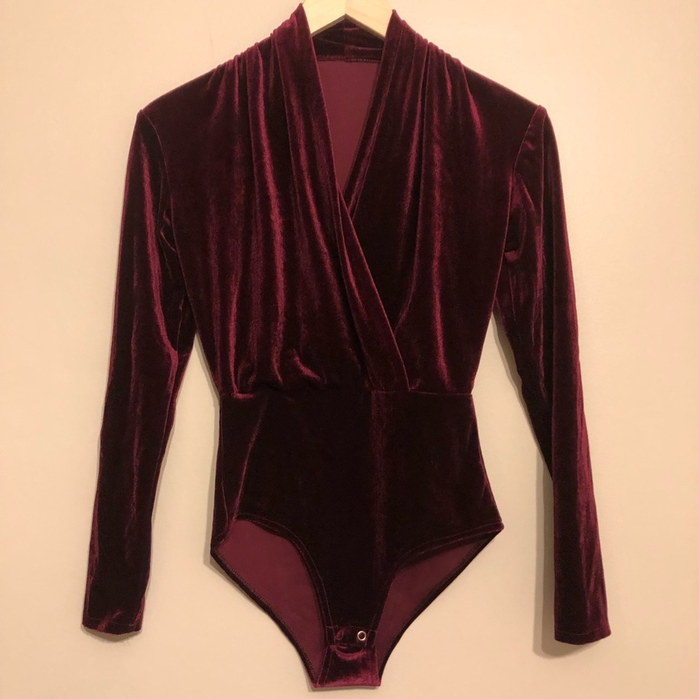 Velvet bodysuit